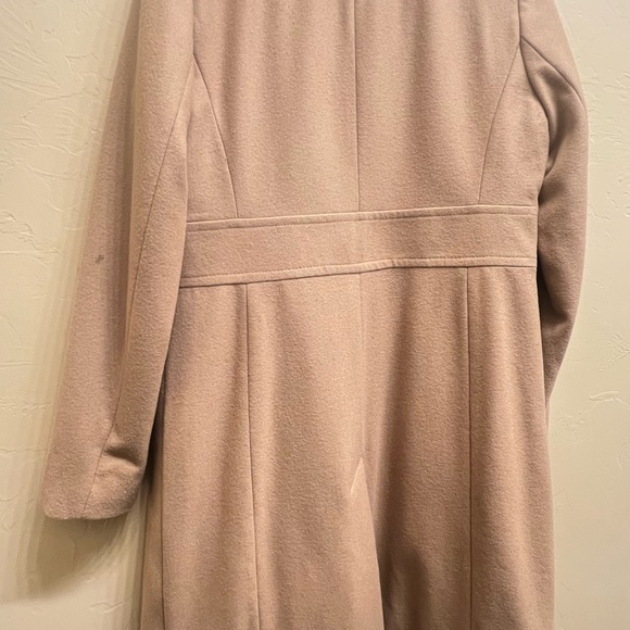 MICHAEL Michael Kors Camel Wool Blend Pea Coat - Picture 4 of 4